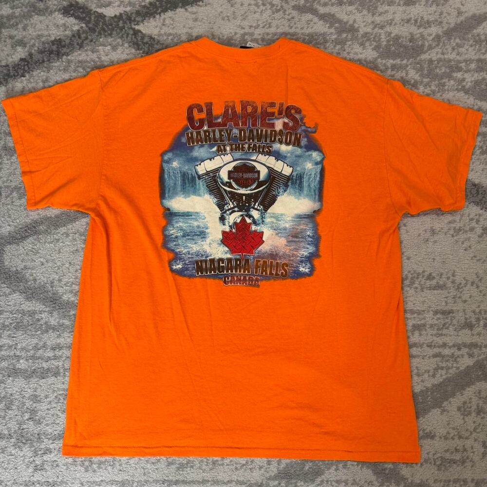 Harley Davidson orange XL shirt Niagara Falls Canada